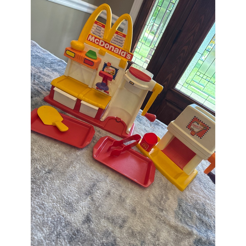 PARTS* Vintage McDonalds Happy Meal Magic Hamburger French Fry Maker Playset Toy